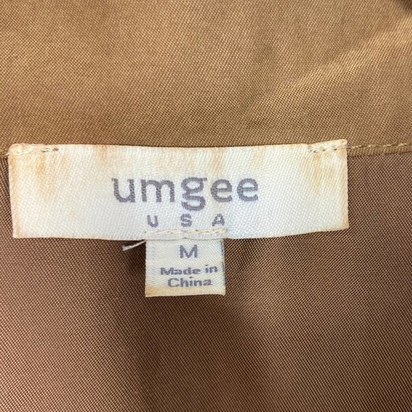 Umgee Golden Tan Cotton Blend Utility Jacket Size Medium - Picture 8 of 9